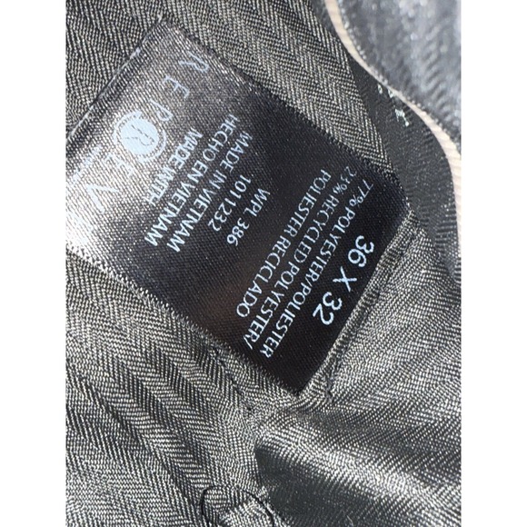 Haggar Repreve Dark Grey‎ Pleated Pants Men's 36X32 Classic Fit Expandable Waist - Picture 4 of 8